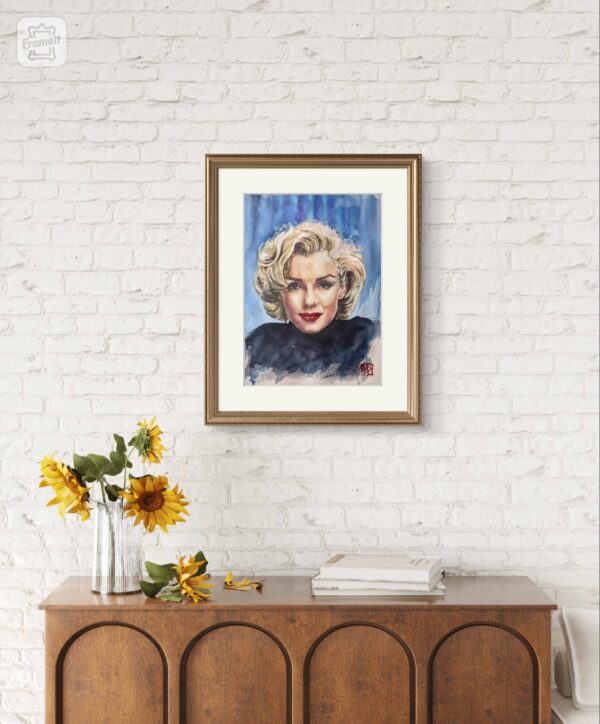 Marilyn Monroe (ACUARELA ART) - Image 2